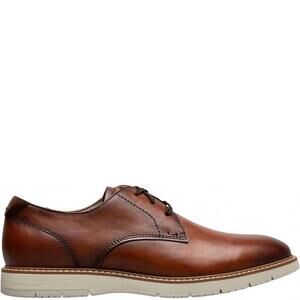 NEW FLORSHEIM men's vibe plain toe oxford in cognac